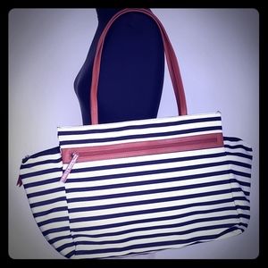 Striped bag